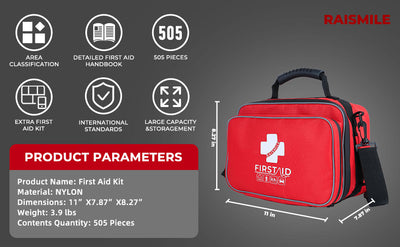 Large First Aid Kit - Comprehensive Medical Kit