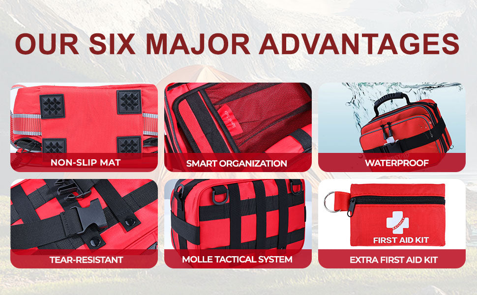 Large First Aid Kit - Comprehensive Medical Kit