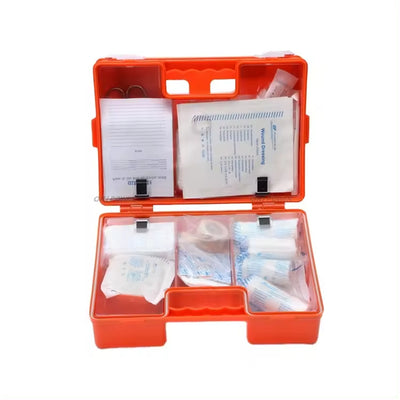 Demonstration of DIN Certificates German Standard Home Office Workplace ABS First Aid Kit Set