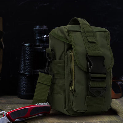 Well-stocked Portable Survival Trauma Tactical Medical First Aid Kit Set