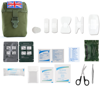 Green First Aid & Survival Pouch