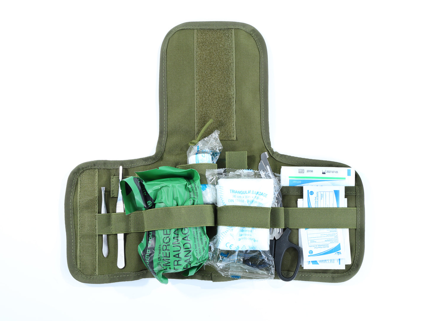 Green First Aid & Survival Pouch