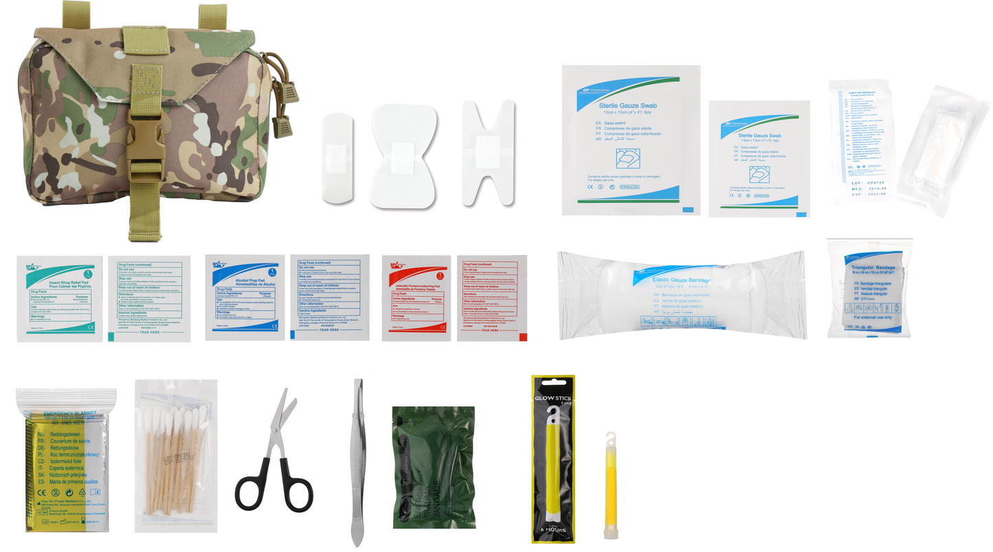 Camouflage Outdoor First Aid Pouch