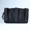 Black Zippered Essentials Pouch