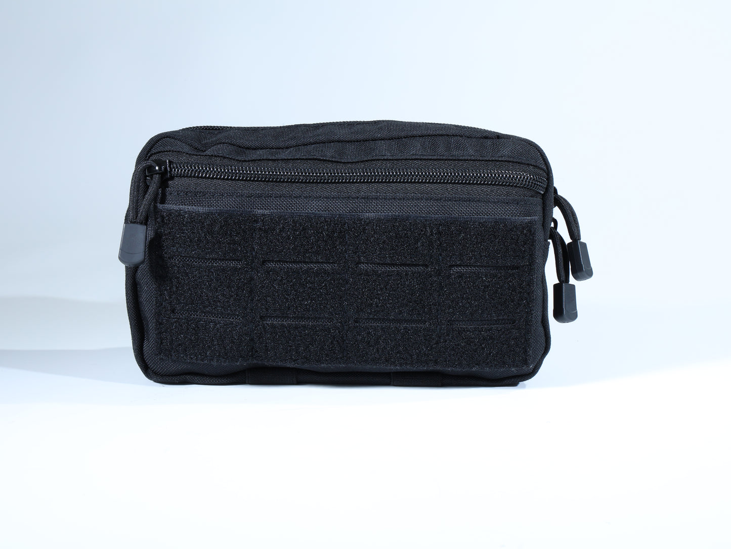 Black Zippered Essentials Pouch