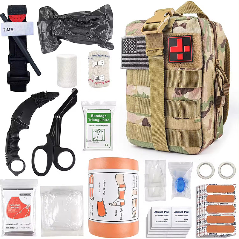 Detail of  IFAK Trauma Wound Care Combat Tactical Bag 