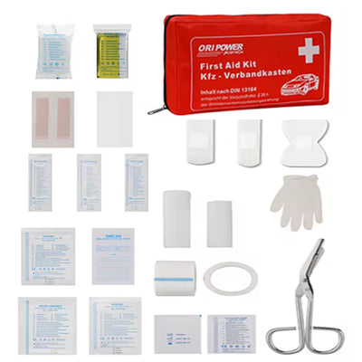 Combination Diagram of Car Emergency First Aid Kit Components