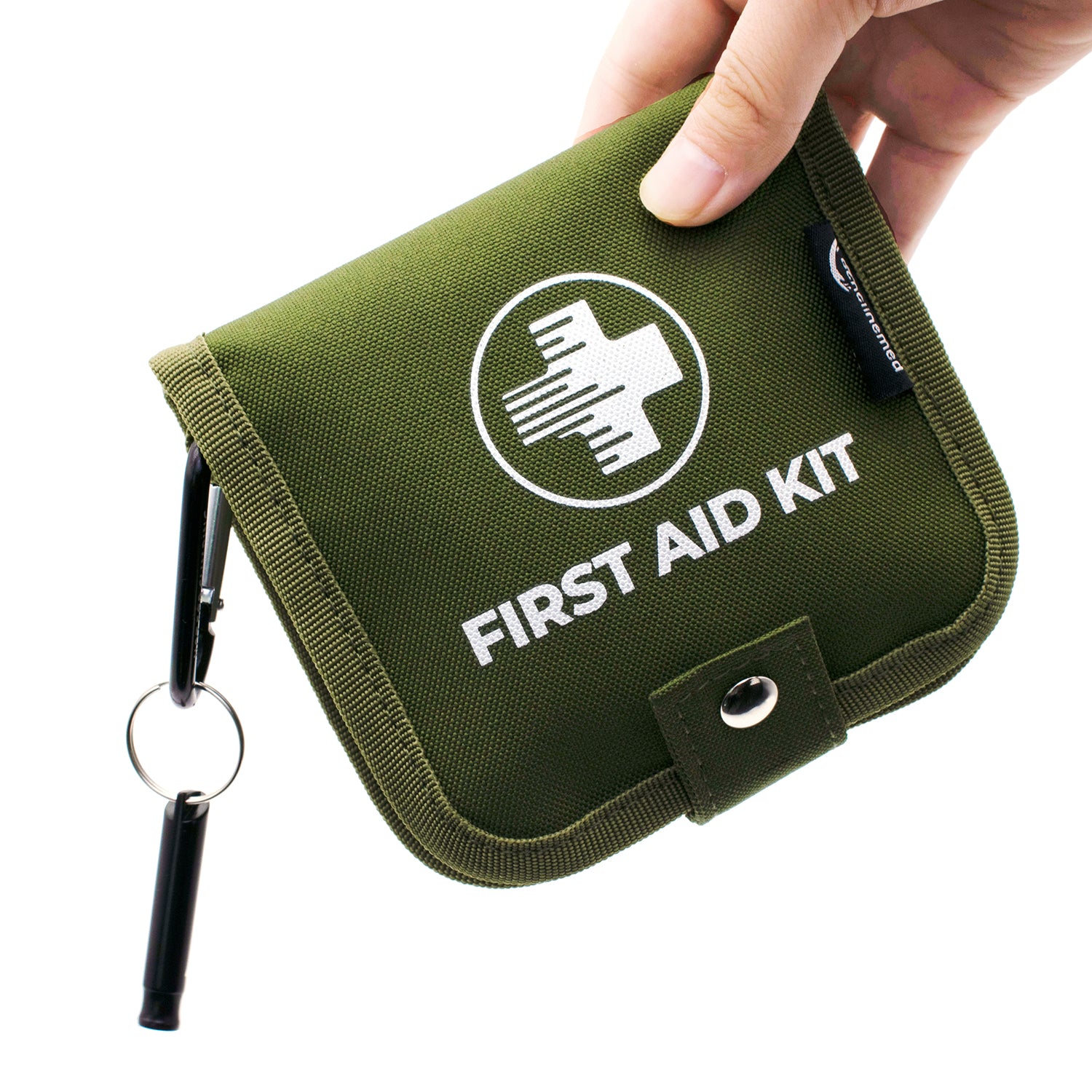 Green Color Mini First Aid Kit - 137 Piece Small Emergency Medical Kit